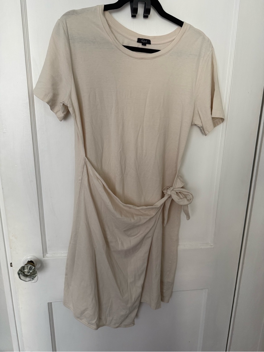 Rails Edie Mini Dress in Moon Light - Tie-Waist Short Sleeve - Picture 2 of 7